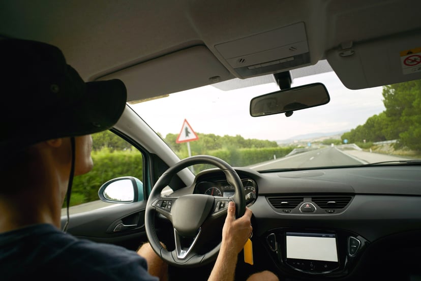 Editors%2 Fimages%2 F1648455820145 Driver Travels His Car Motorway View From Inside Car Hands Steering Wheel Cold Summer Weather