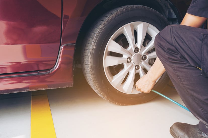 Editors%2 Fimages%2 F1648458393234 Technician Is Inflate Car Tire Car Maintenance Service Transportation Safety Concept