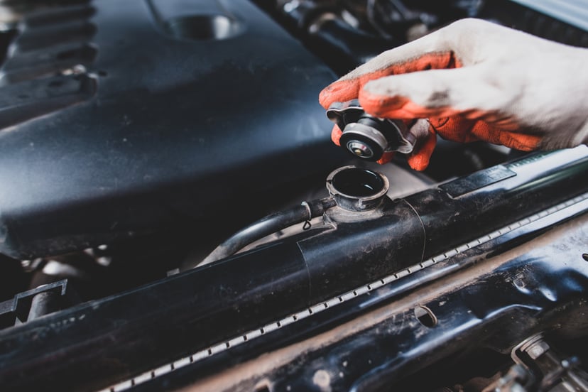 Car Repairman Wearing White Uniform Standing Holding Wrench That Is Essential Tool Mechanic