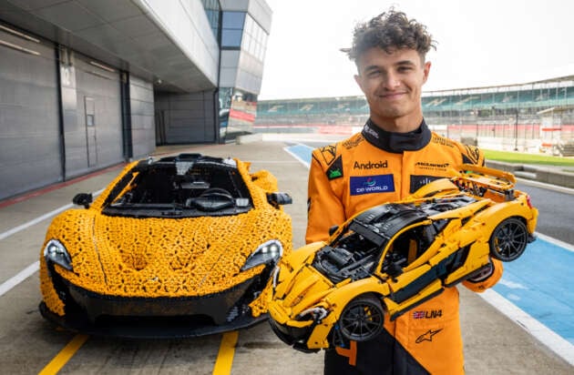 Lando Norris Drives Lifesize Mc Laren P1