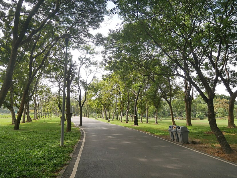 สวนวชิรเบญจทัศ สวนรถไฟ Vajirabenjatas Park,Bangkok