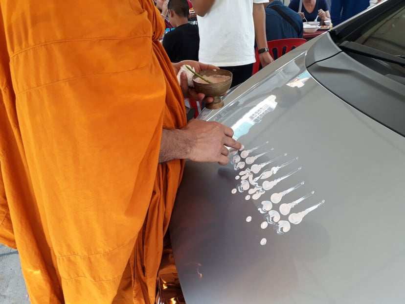Bless Your Car For Good Fortune! The Popular Thai Ritual To Attract Luck And Protection