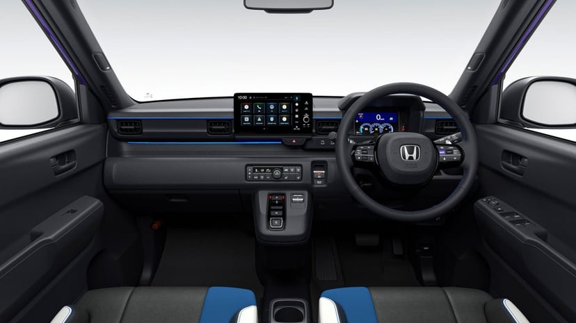 The interior of Honda Super-ONE
