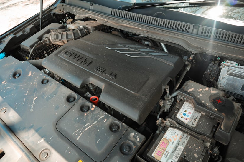 a 2.4-litre turbocharged diesel engine