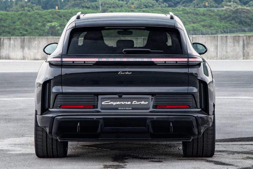 The Cayenne Electric rear view