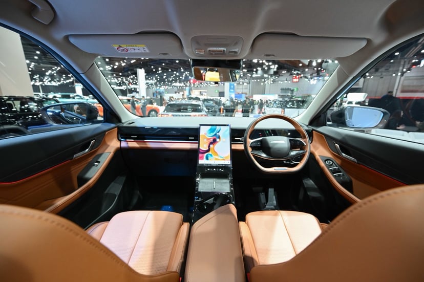 ภายในใหม่ของ JAECOO 5 EV ULTRA