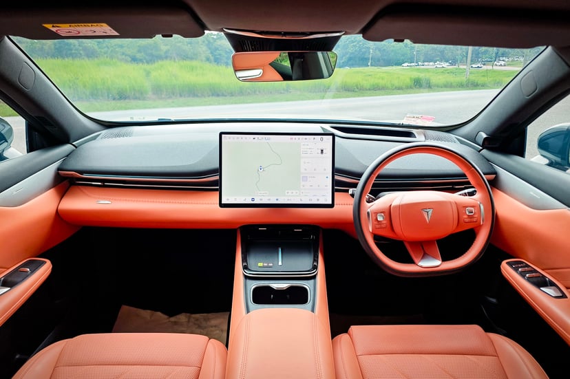 Interior cabin view of Deepal S05 REEV