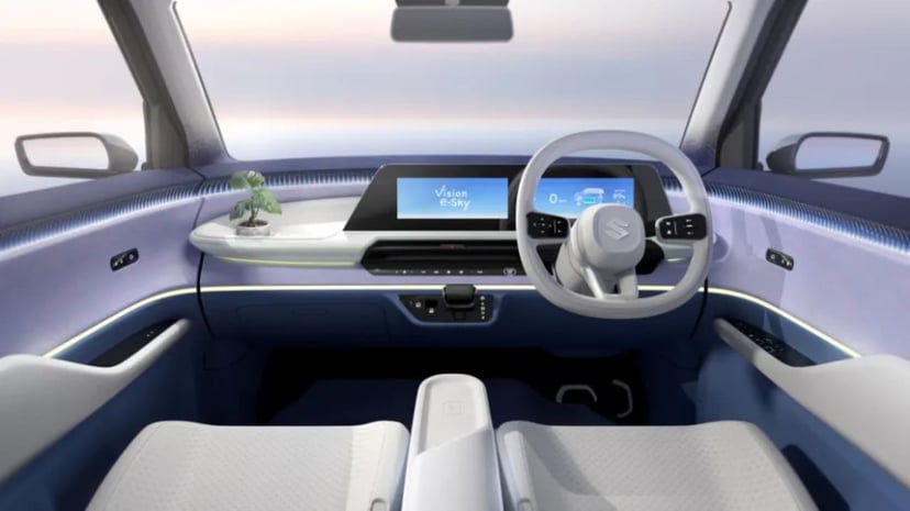 ภายในห้องโดยสาร Suzuki e-SKY