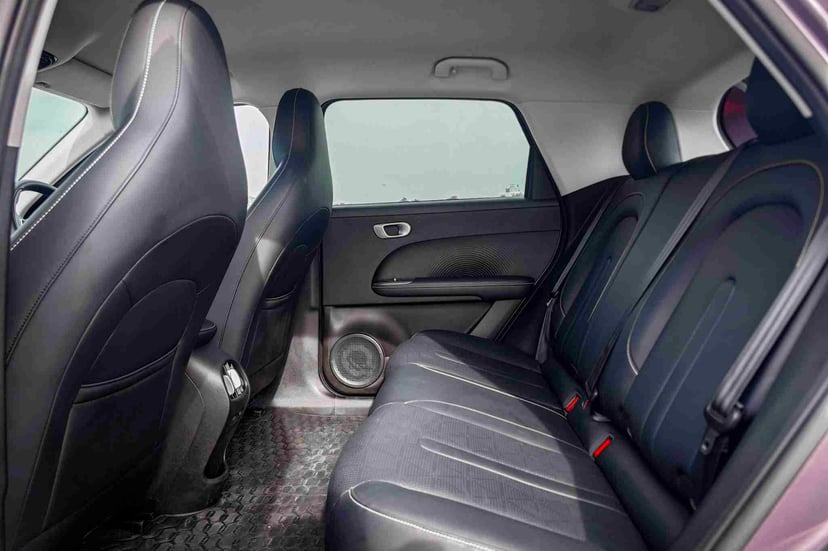 Rear seating area of Chery Q