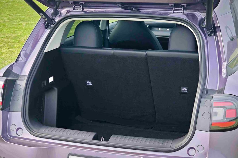 Rear boot space of Chery Q