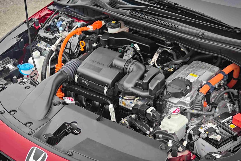 เครื่องยนต์ใต้ฝากระโปรงหน้า Honda City eHEV