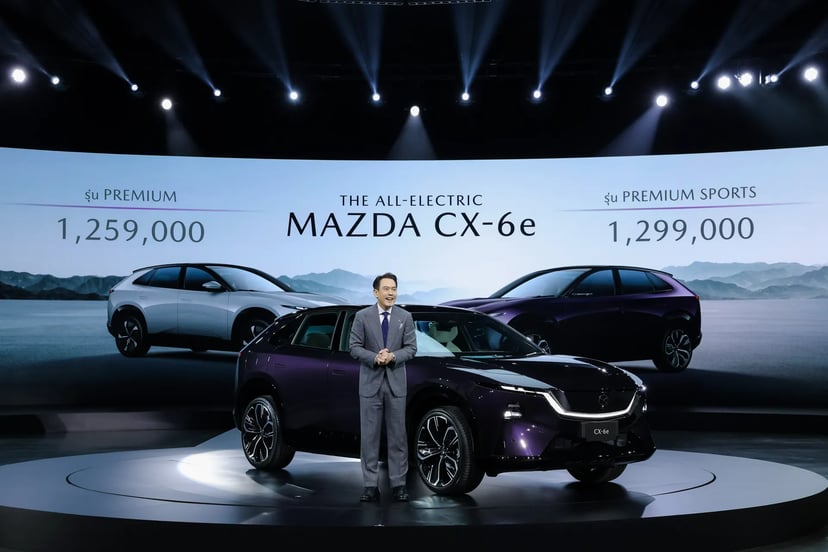 Mazda CX-6e รถยนต์ D-SUV ไฟฟ้าพรีเมียม