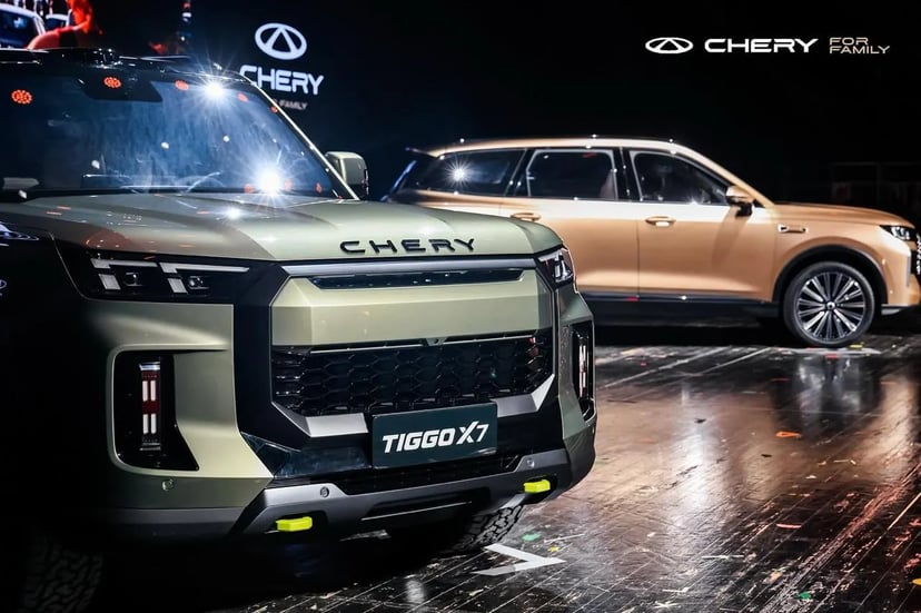 ดีไซน์ภายนอก Chery Tiggo X7